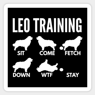 Leo Training Leonberger Tricks Sticker